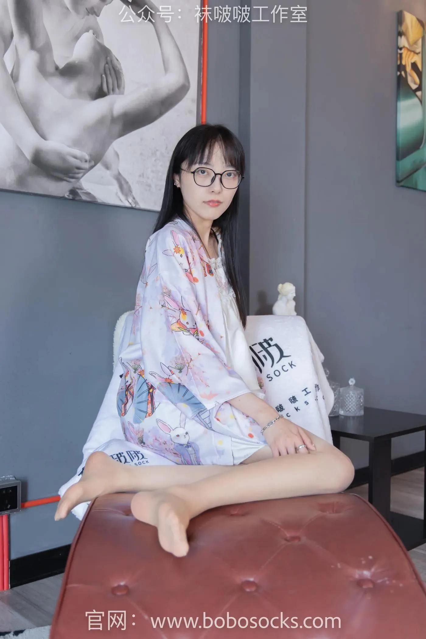 [BoBoSocks袜啵啵]NO.112 稚予-人字拖、肉丝 [140P]插图